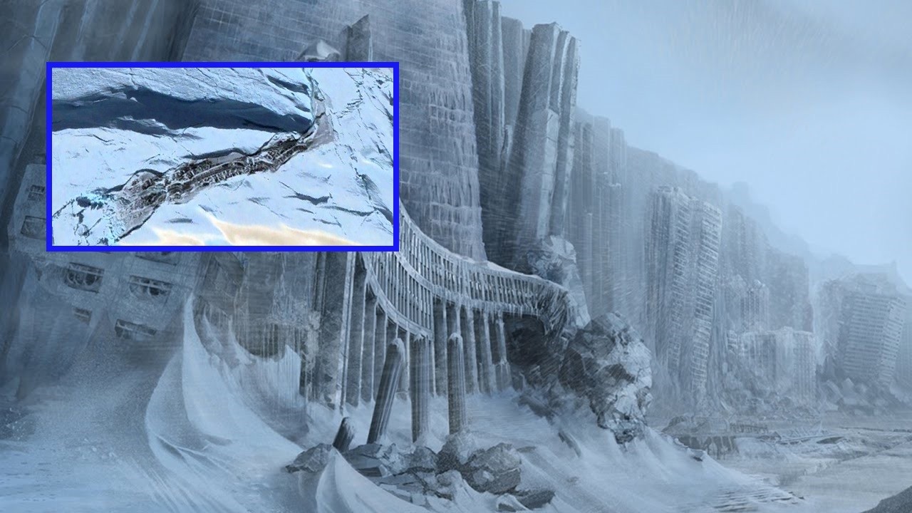 Resultado de imagen de estructura emerge bajo el hielo derretido de la Antártida